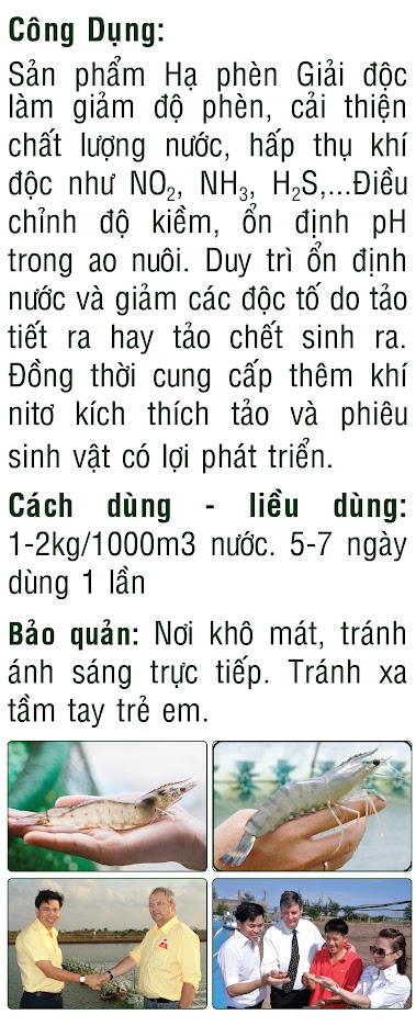 EDTA HẠ PHÈN GIẢI ĐỘC